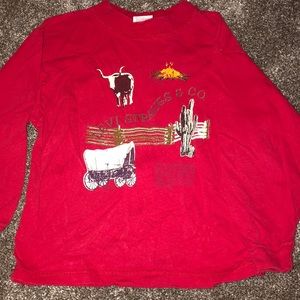Kid’s red long sleeve
